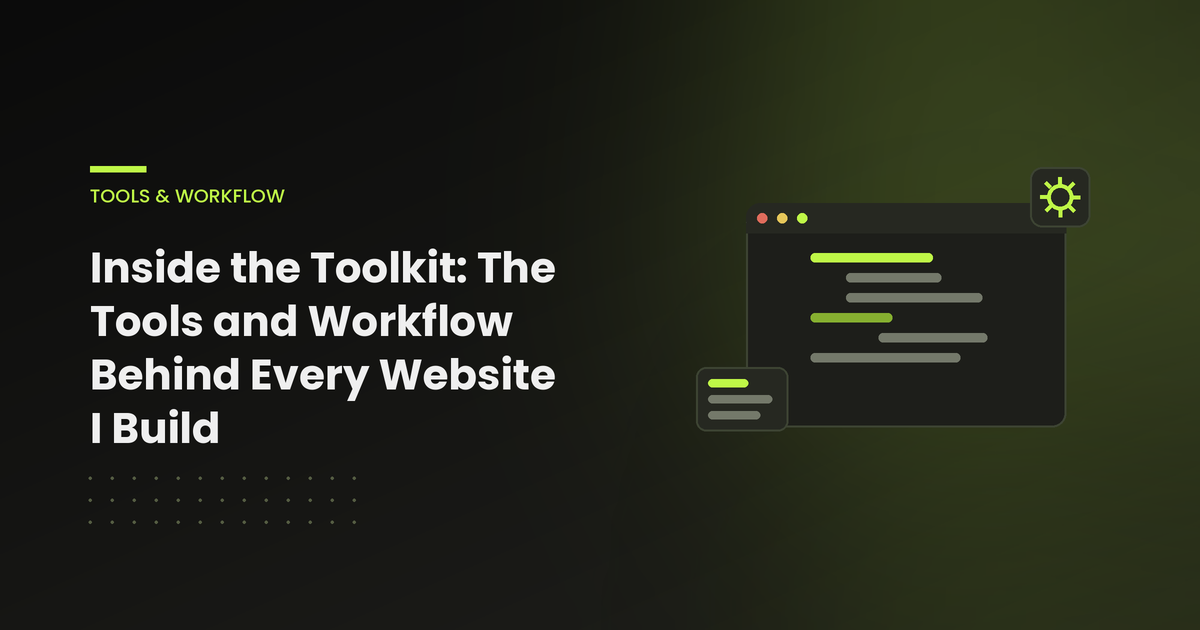 Web design tools and workflow used to build every Cognitech website